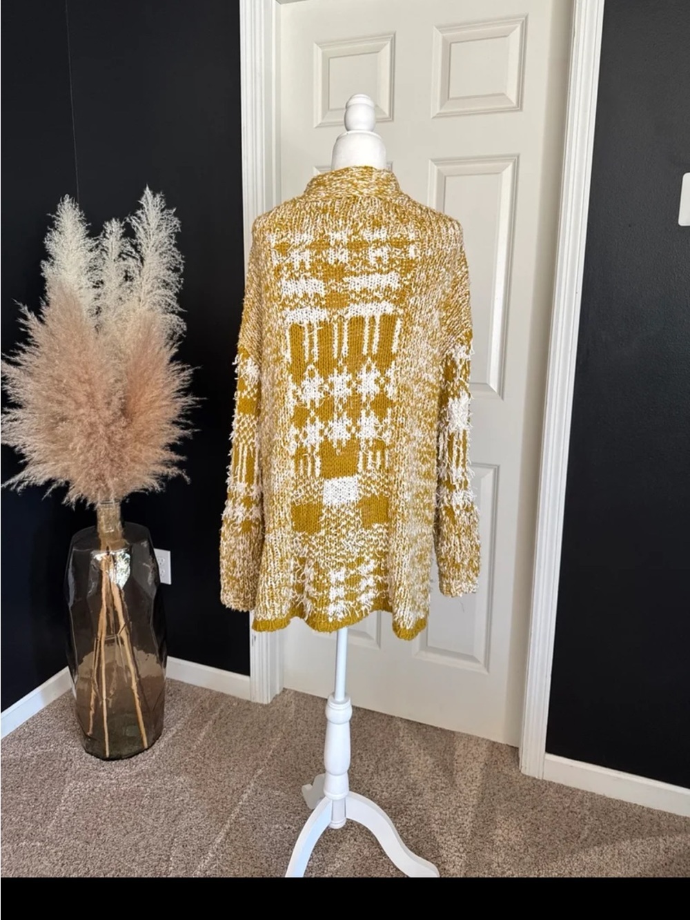 ANTHROPOLOGIE Shaina Sweater Coat fits up to a Large - Picture 9 of 12